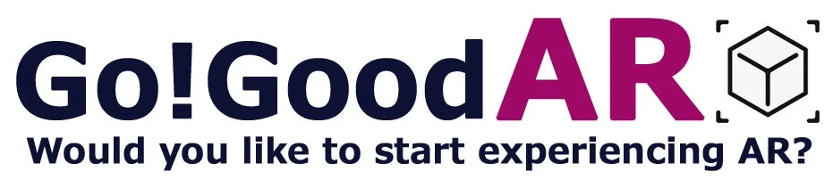 「Go!GoodAR」というロゴと、「AR体験を始めませんか？」というメッセージ