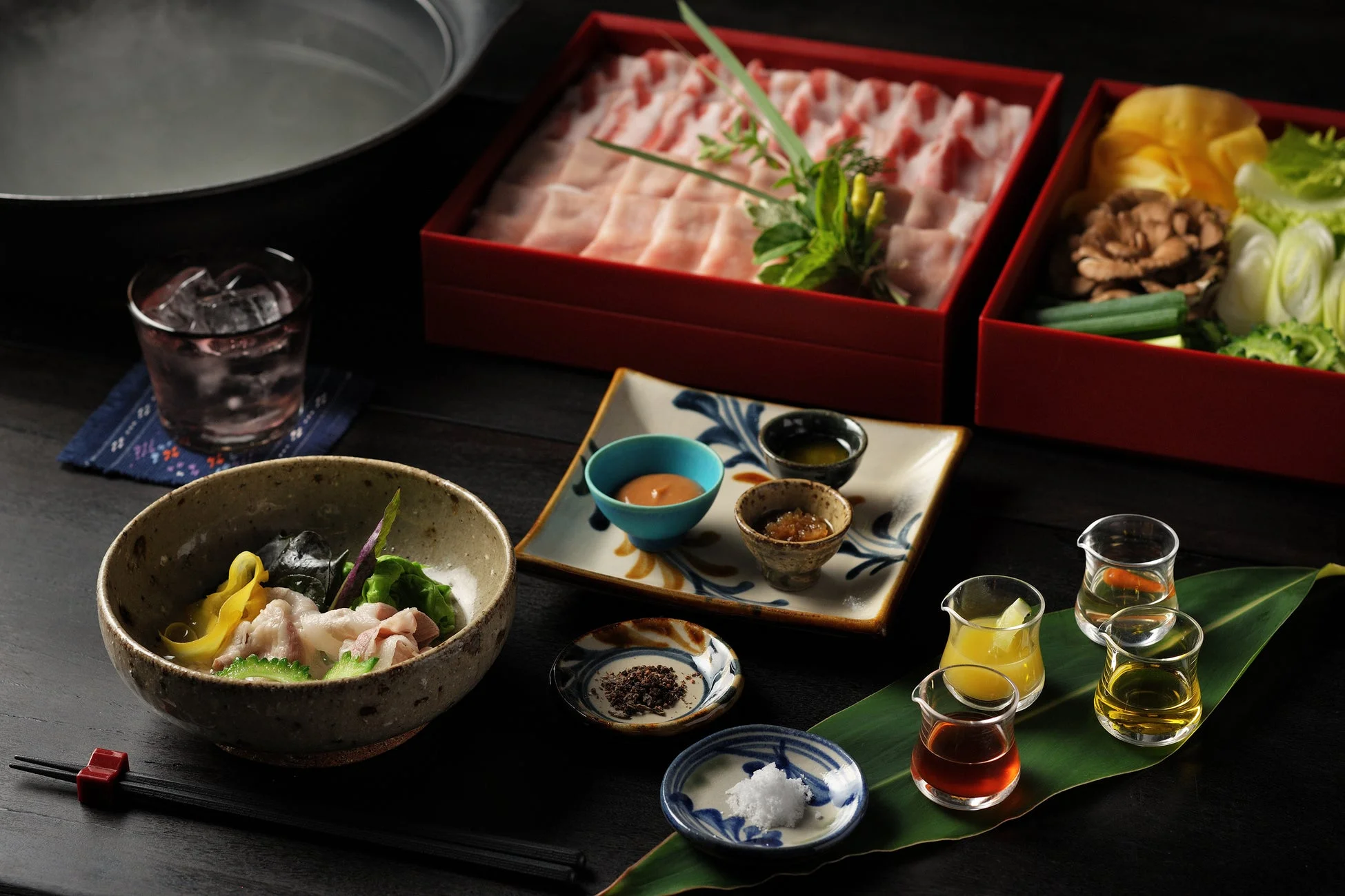 豚肉、しゃぶしゃぶ、日本料理、和食