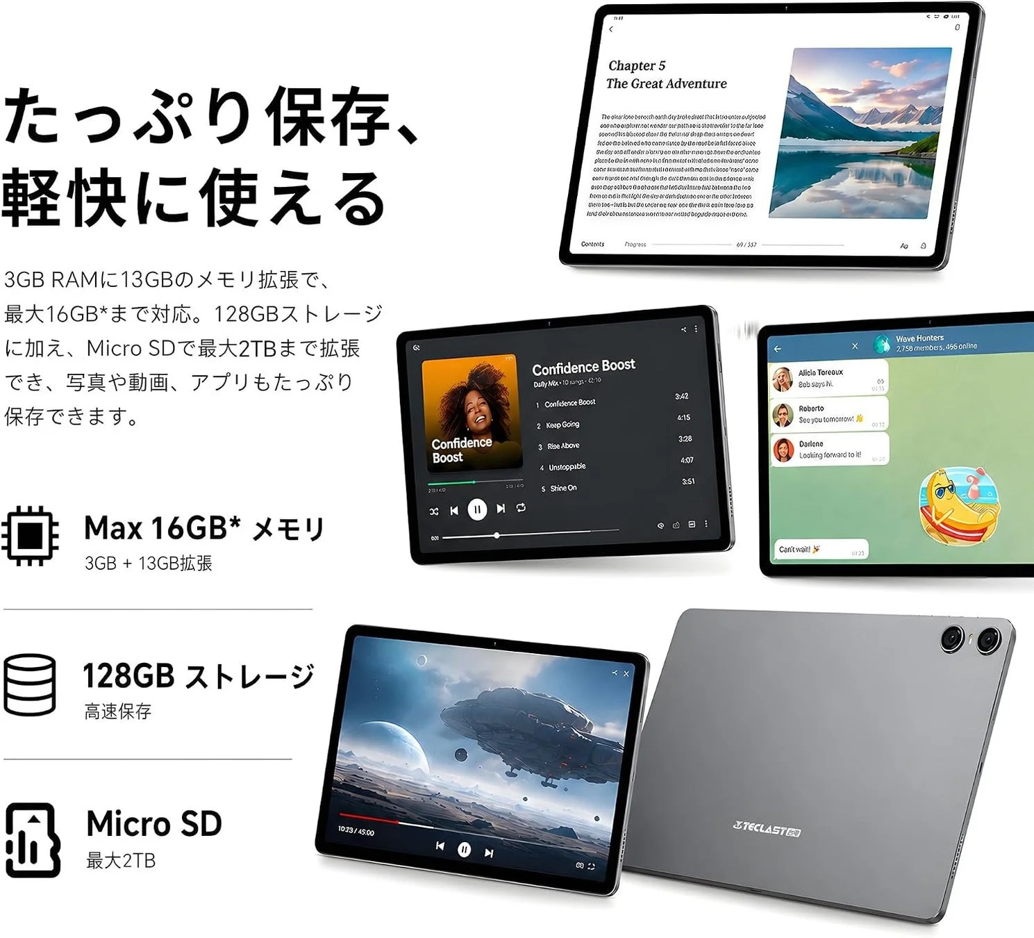 メモリとストレージ