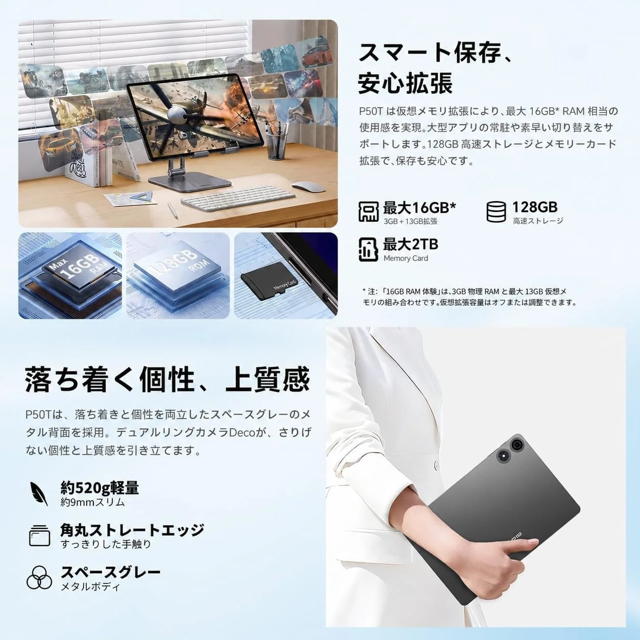 RAM/ROM、デザイン