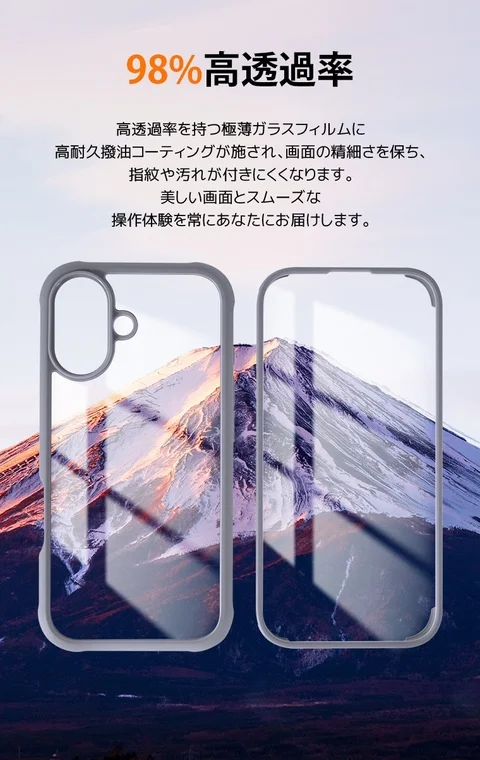 高透過率ガラスフィルムの説明