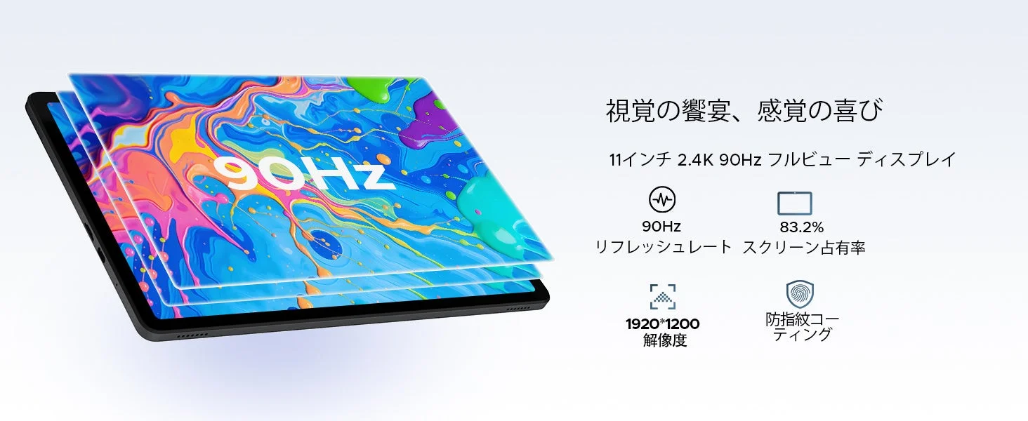 90Hz 視覚の饗宴、感覚の喜び