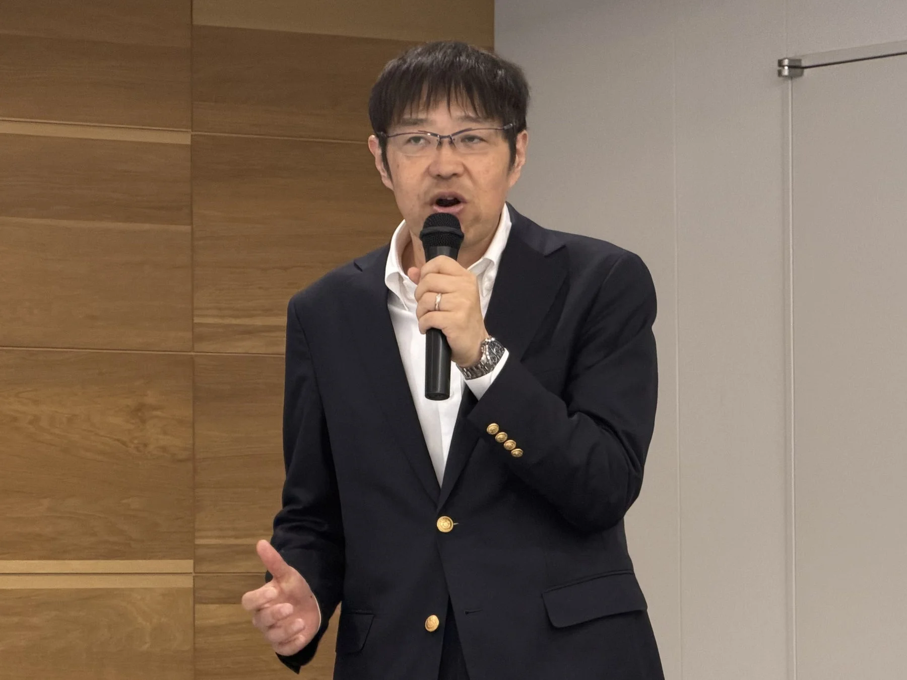 中阿地社長のコメント