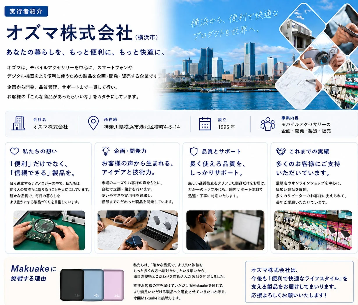オズマ株式会社 実行者紹介