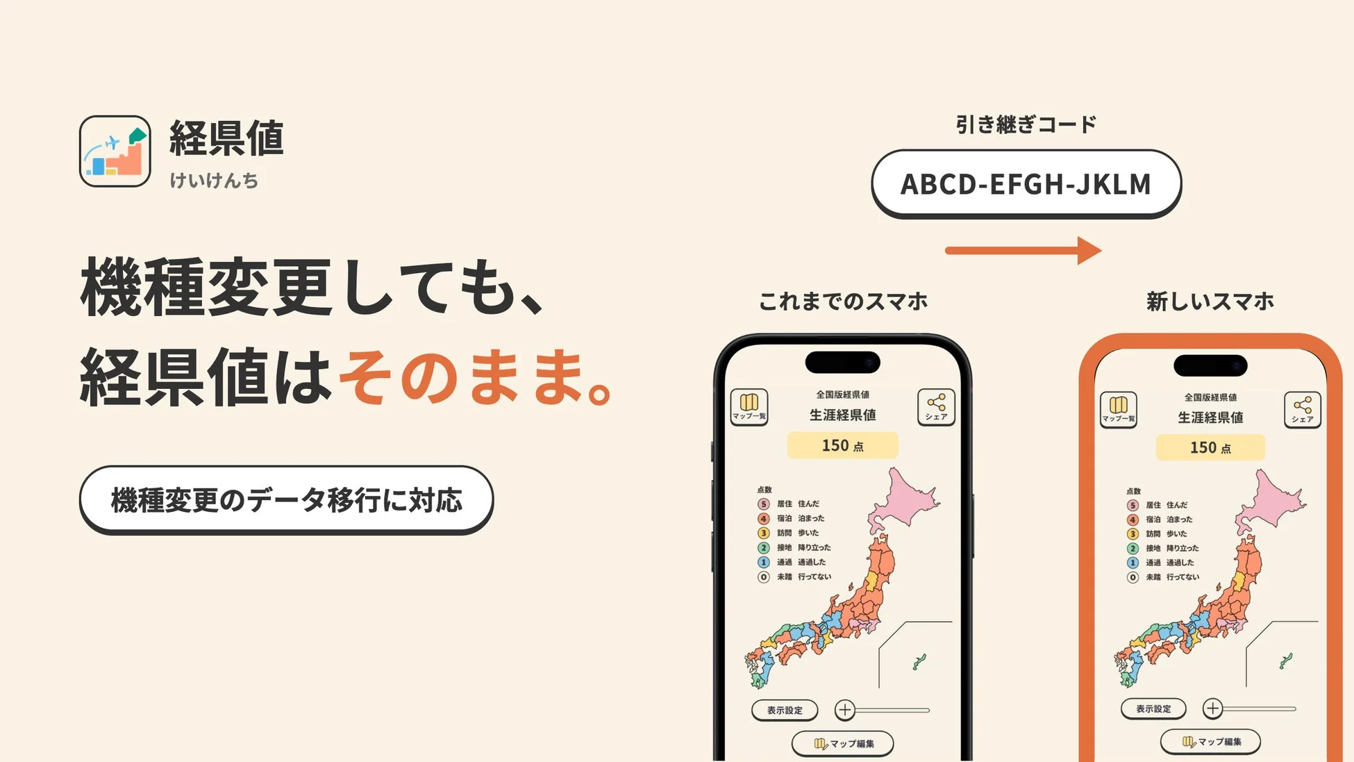 経県値のデータ移行