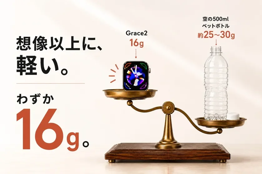 スマートウォッチの軽さ比較